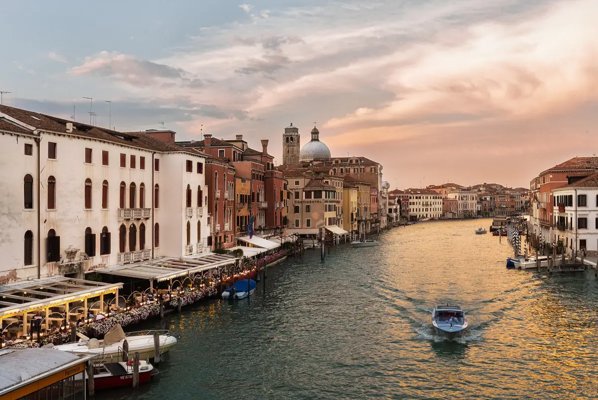The Grand Canal in the evening light