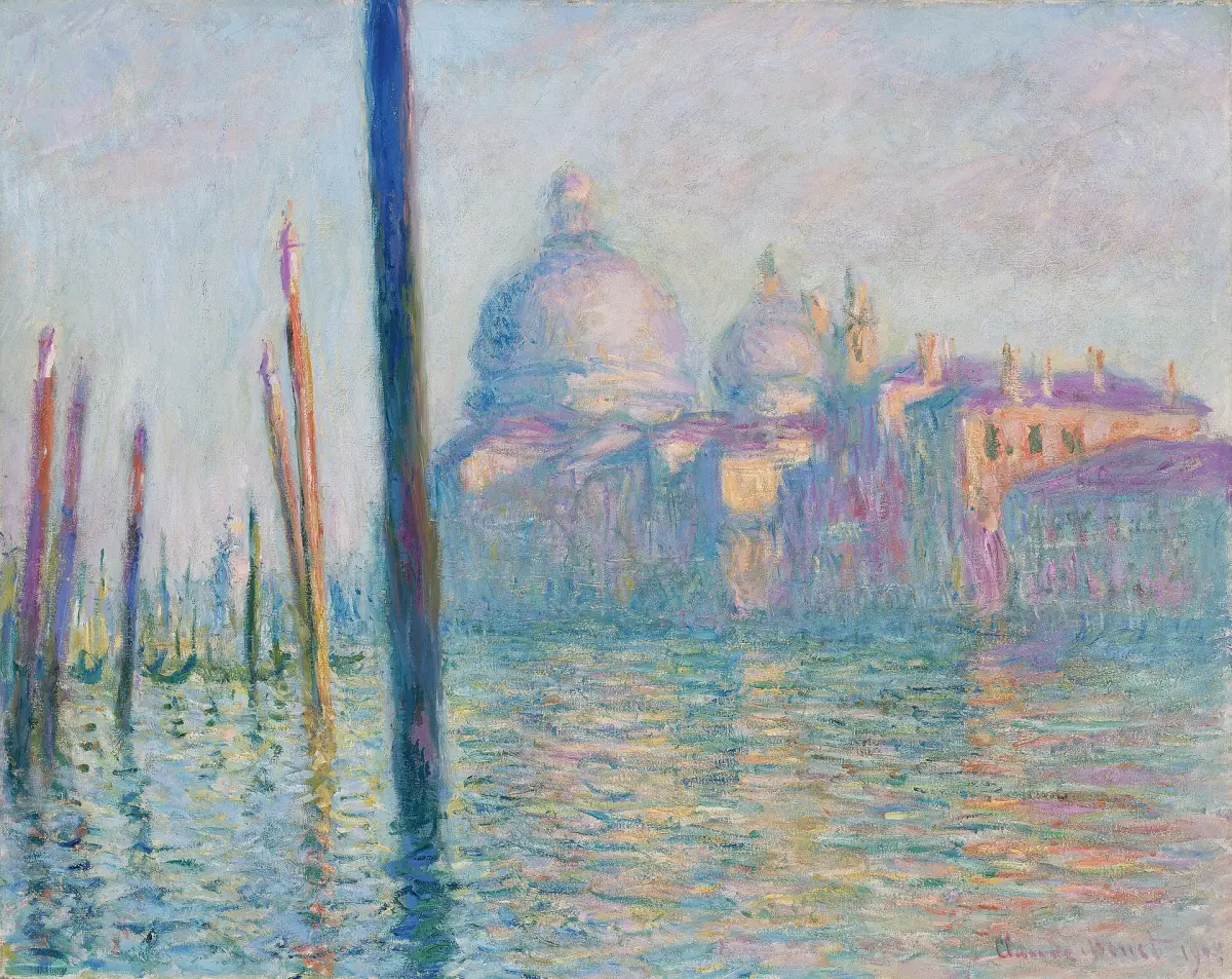 Claude Monet's painting of the Grand Canal