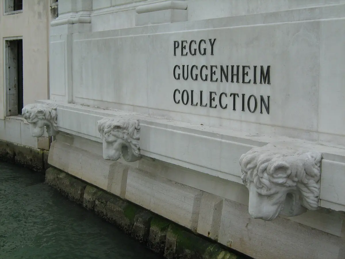 The canal-side facade of the Peggy Guggenheim Collection