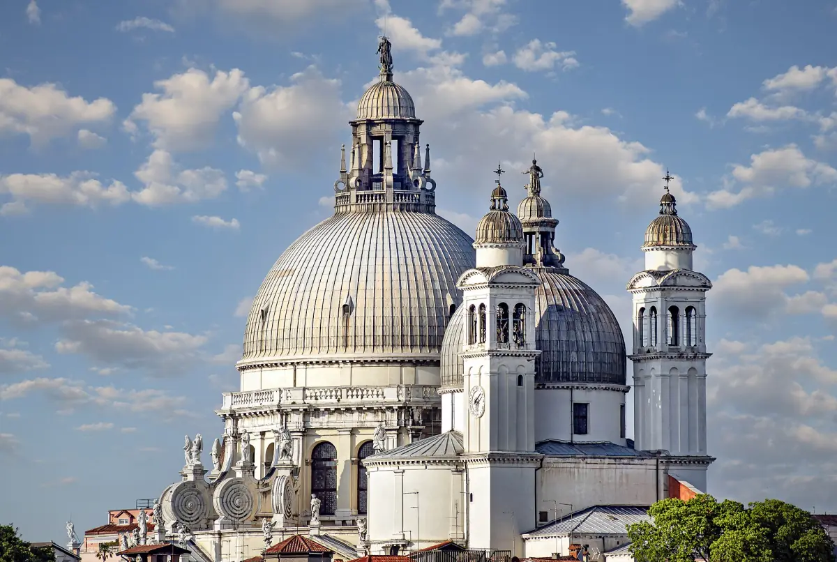 The domes and bell towers of Santa Maria della Salute